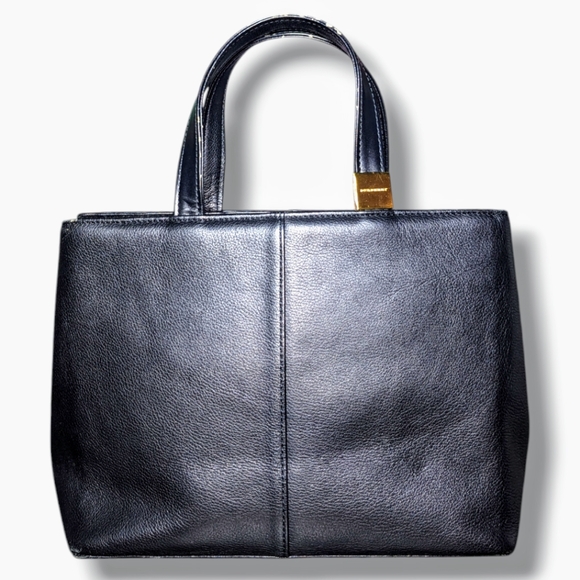 Burberry Handbags - Burberry | Black Calfskin Leather Nova Check Small Handbag